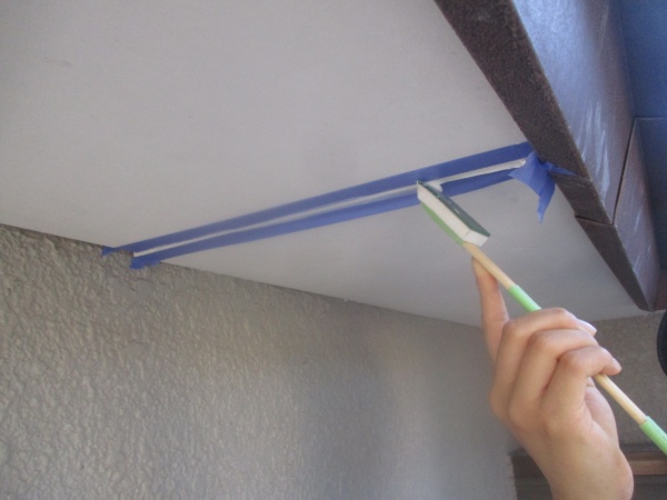 小手で均し中です