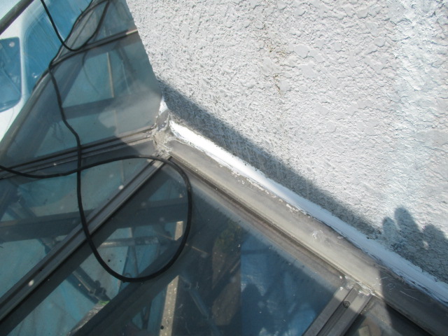 コーキングが終了しました