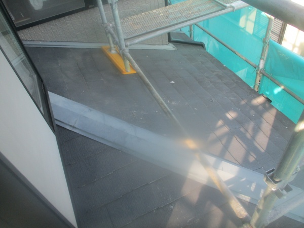 施工前の下屋根の状態です