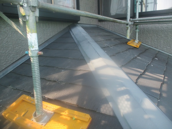 施工前の下屋根の状態です