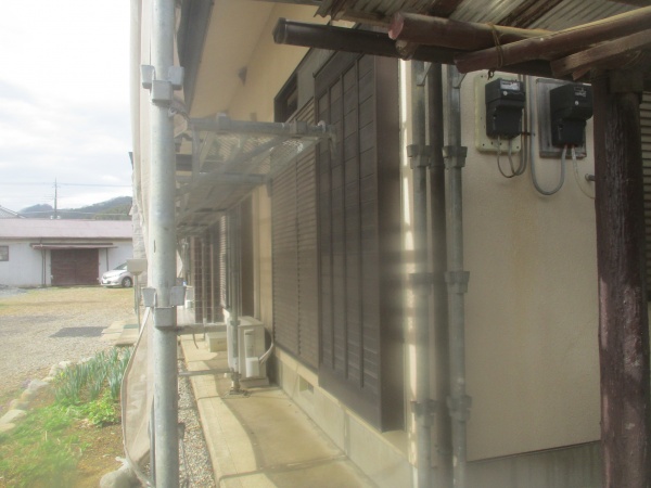 洗浄前の外壁の状態です