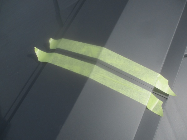 シーリング用の養生をしました