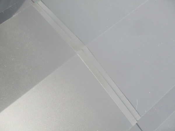 棟板金のシーリングが終了しました