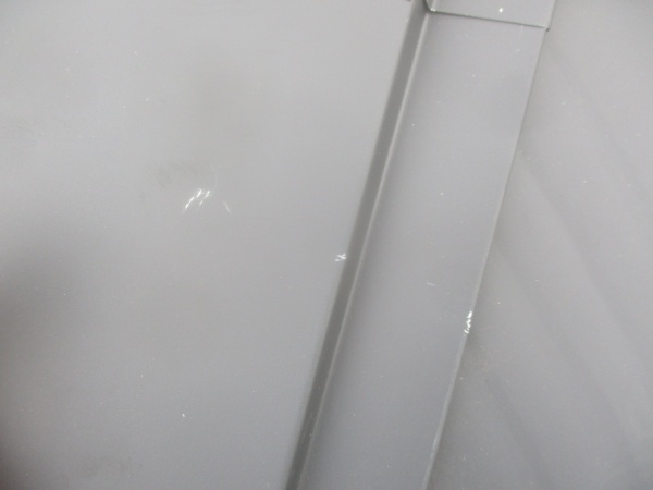 施工中に付いた小さな傷です