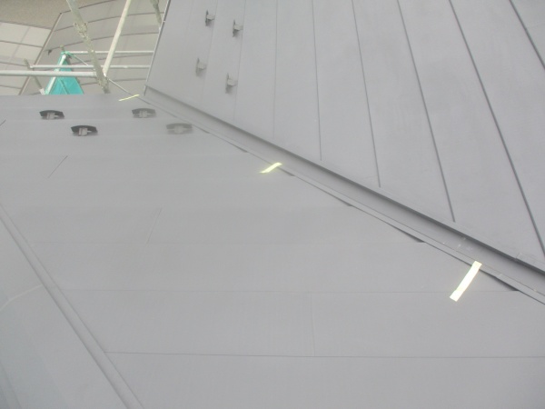 見切り縁の取り付け終了です