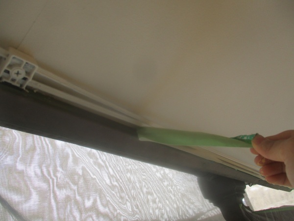 外壁養生払い中です