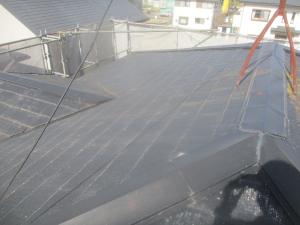 洗浄前の屋根の状態です