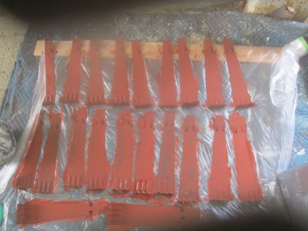 錆止め塗装終了です