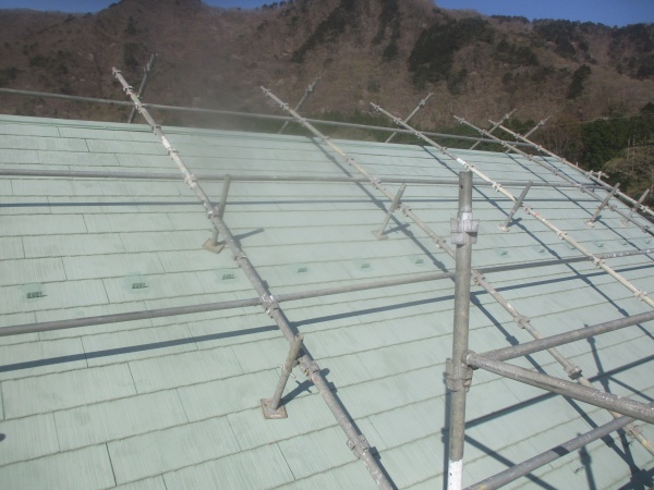 雪止めの取り付け終了です