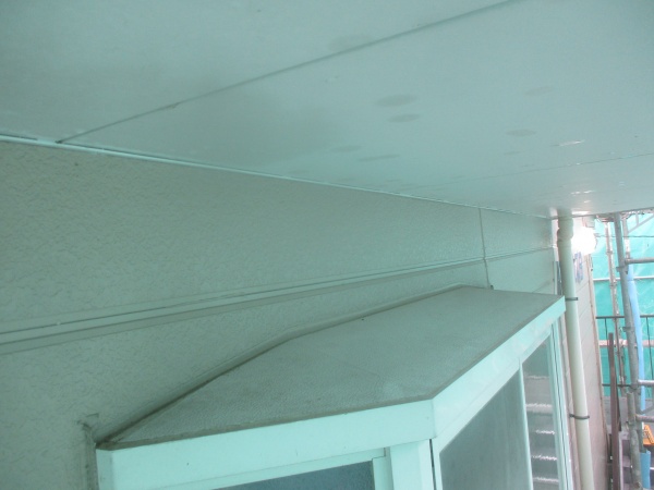 外壁面の洗浄が終了しました