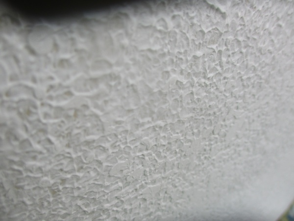 外壁補修面の模様付け終了です