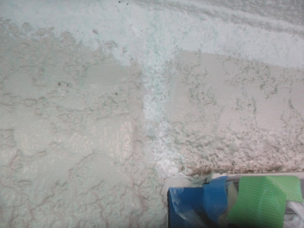 ひび補修完了です