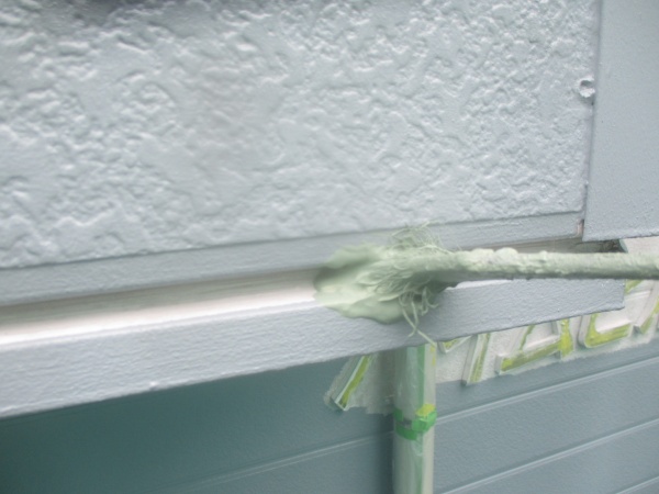 外壁面のダメ込み中です