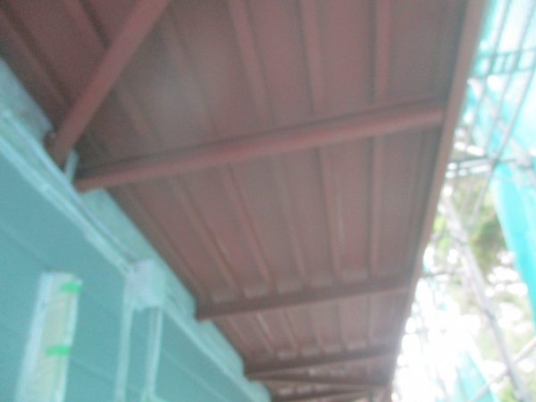 鉄部錆止め終了です