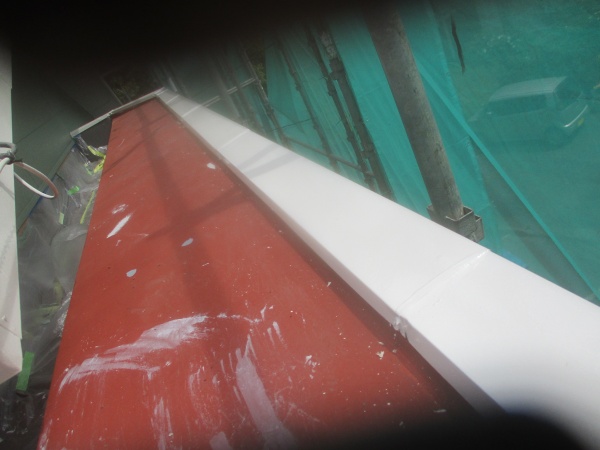 板金部の上塗り終了です