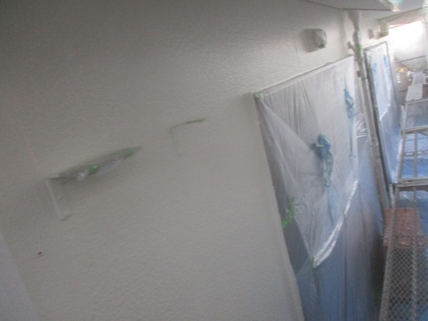 外壁上塗り終了です