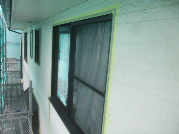 シーリング養生が終了しました