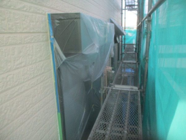 板金部の養生終了です