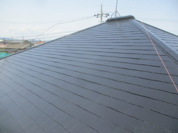 アレスクール屋根塗装の完工です