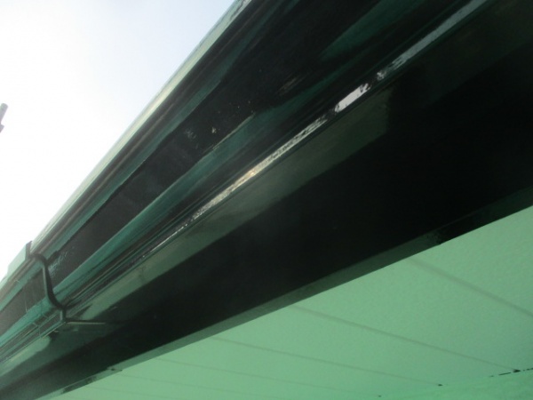 雨樋の塗装終了です