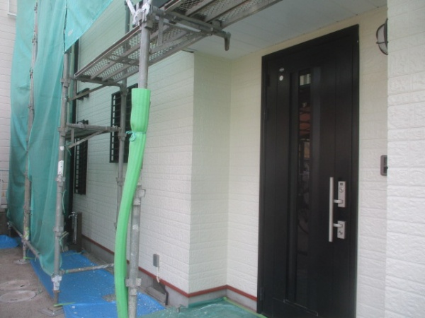 養生を剥がしました