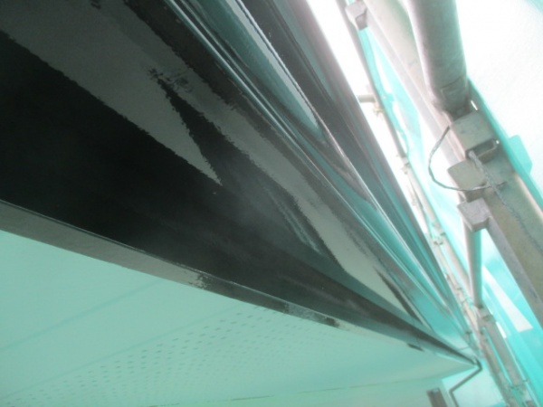 雨樋と破風塗装の完工です