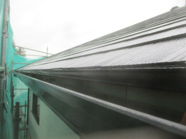 アレスクール屋根塗装の完工です