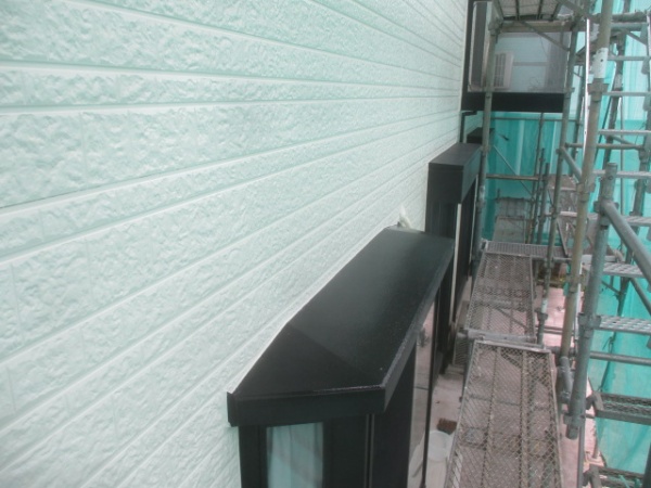 出窓天板塗装の完工です