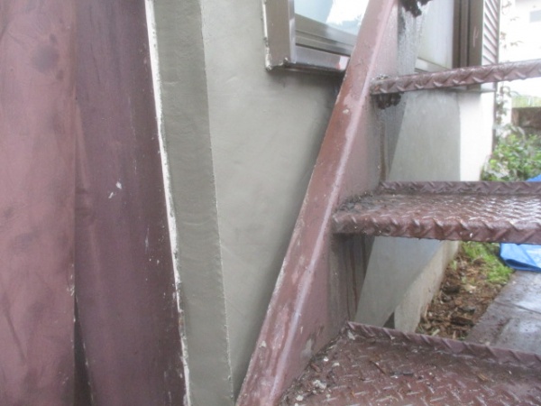 モルタルの打設終了です