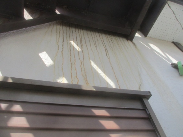 施工前の外壁面の状態です