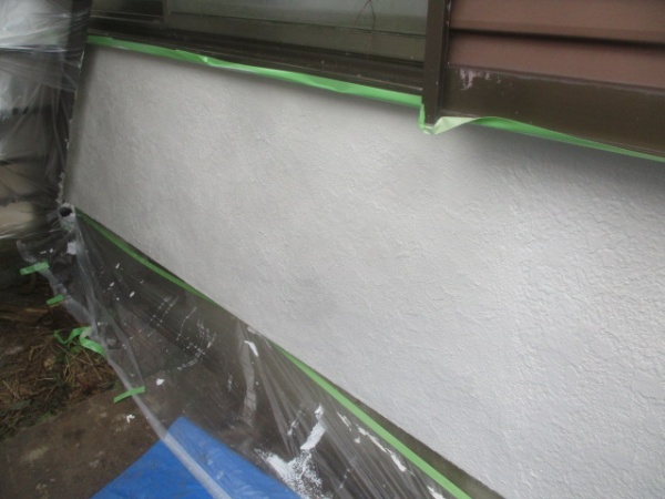 上塗りが終了です