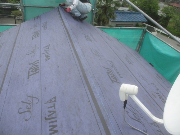 墨を打ちました