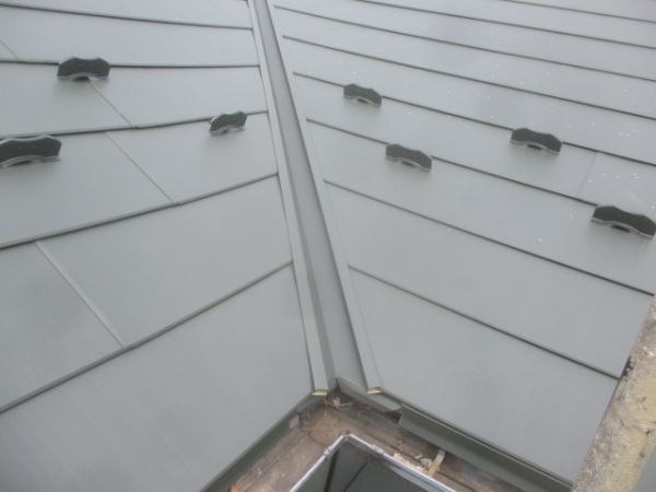 見切り縁の取り付け終了です