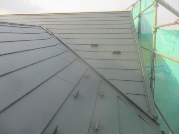 見切り縁の取り付け終了です