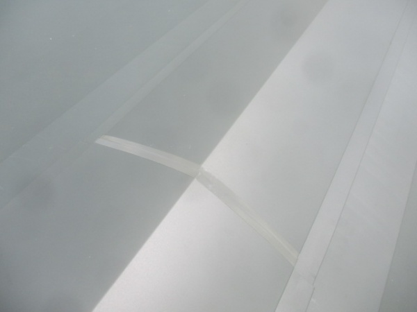 棟板金のシーリング終了です