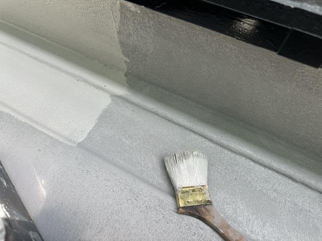 ベランダ床防水２回目