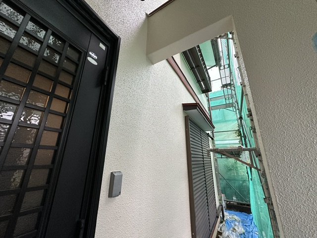 本日の施工後