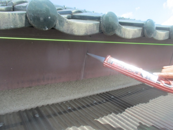 シーリングをしました