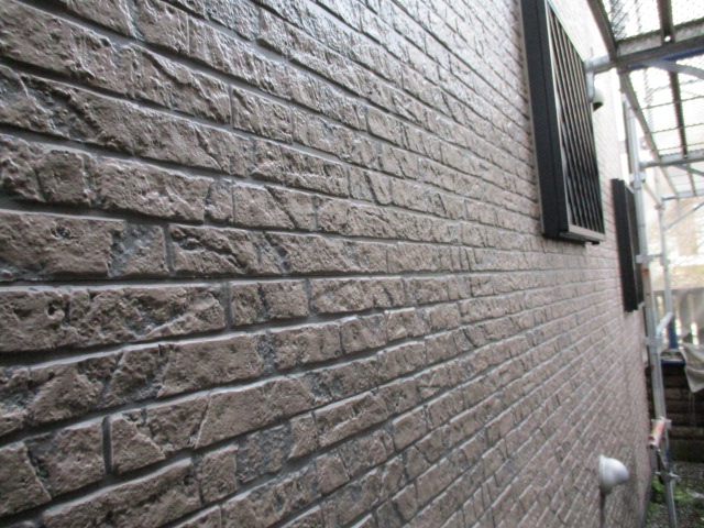 外壁の洗浄が終了しました