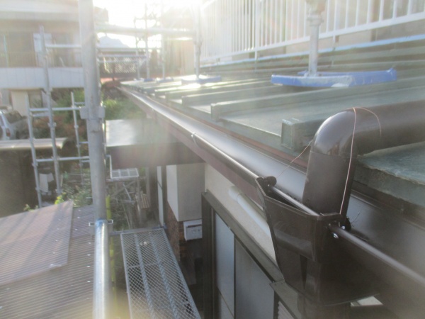 集水器を取りつけました