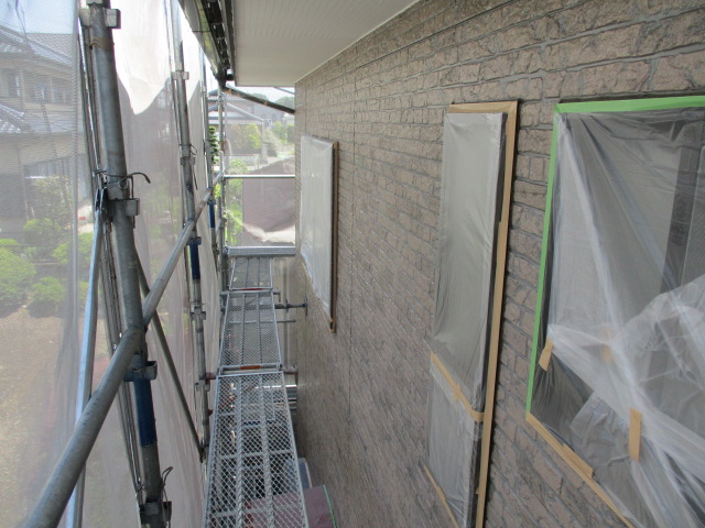 中塗り塗装が終了しました