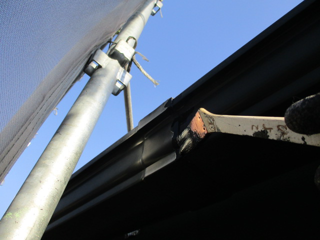 雨樋のだめ込み中です