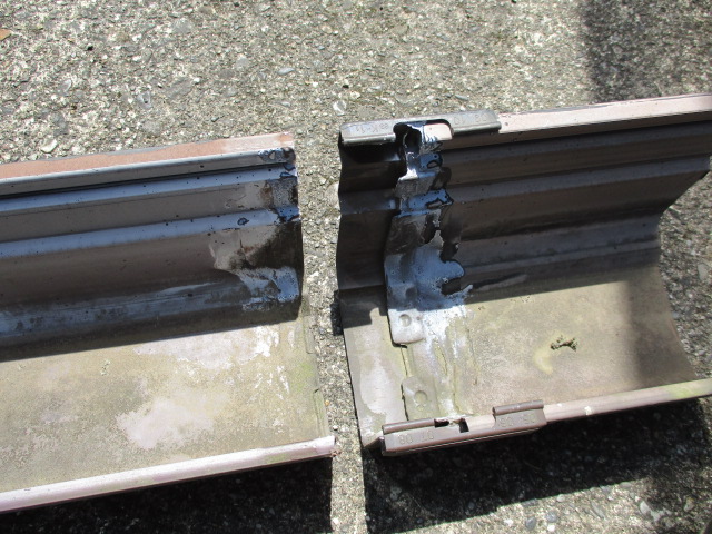 ２階の破損箇所です