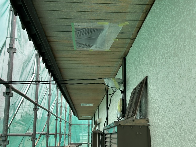 小屋裏換気カバー撤去