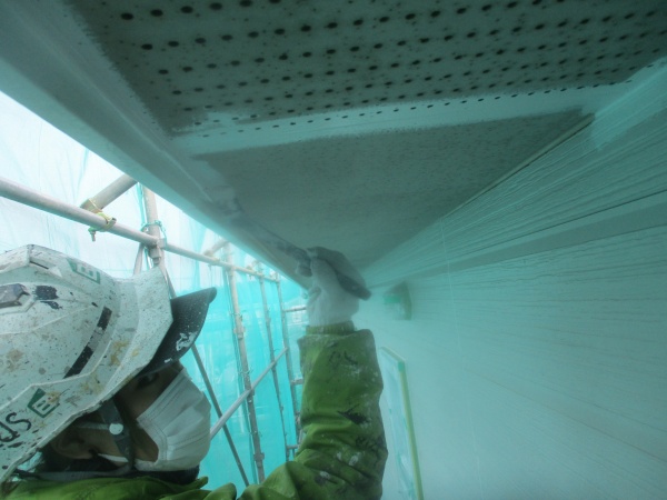 軒天目地のダメ込み中です