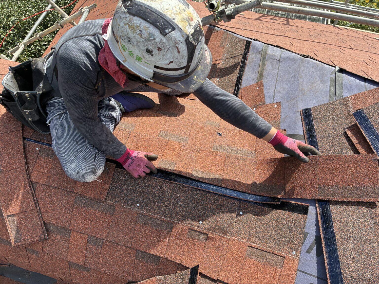 ドーマの貼り付け中です