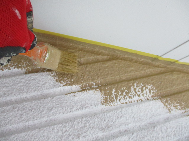 軒天のだめ込みをしました