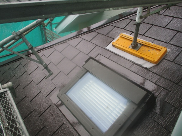 下屋根塗装の完工です