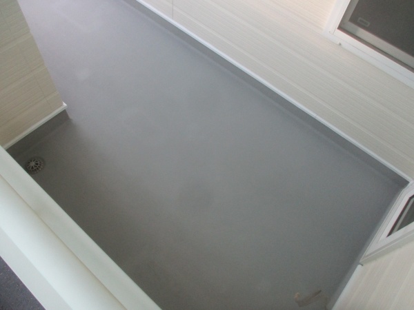 ベランダ防水塗装の完工です