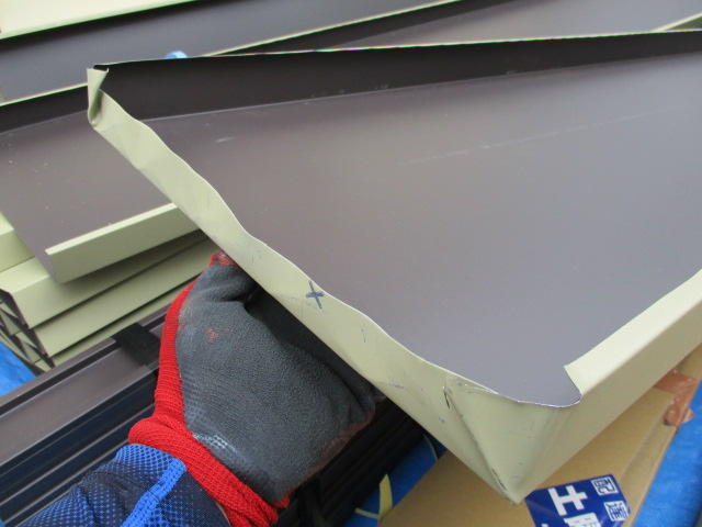 棟側の加工が終了しました